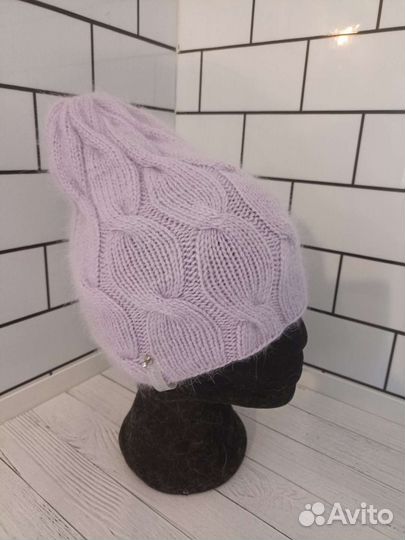 Шапка бини из пуха норки