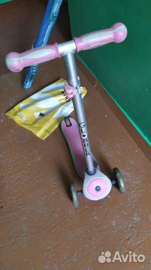 Самокат детский трехколесный бу