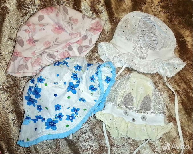 Шапки чепчики панамы повязки пакетом