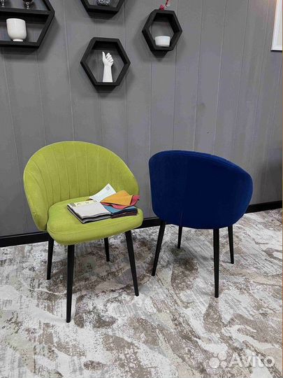 Стул металл/велюр