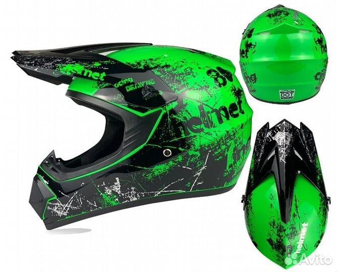 Мото очки новые,мото шлем кроссовый,мотошлем новый