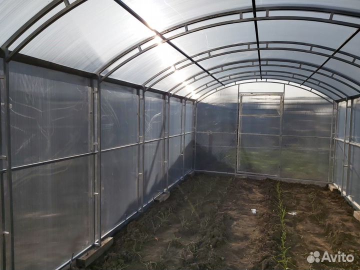 Теплица Кремлевская сказка (двойная дуга 20*20) 8м