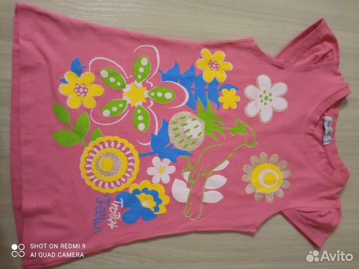 Одежда для девочки пакетом на 5-7 лет