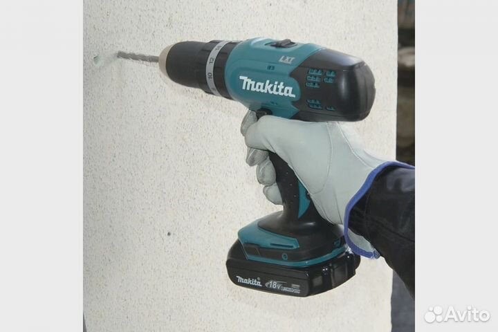 Дрель Makita аккумуляторная ударная DHP453SYE кейс