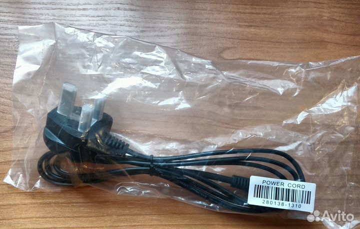 Силовой кабель под английскую розетку