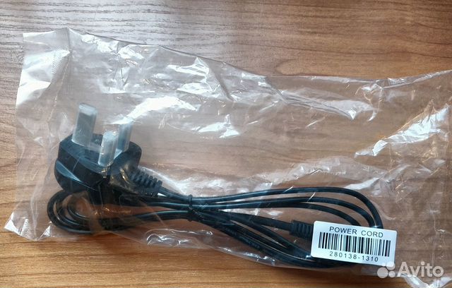 Силовой кабель под английскую розетку