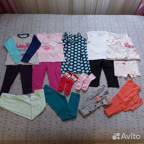 Детские вещи пакетом для девочки 5 лет (2-й пакет)