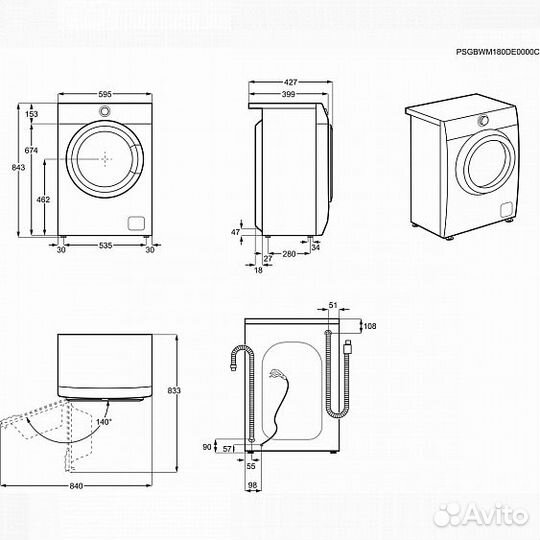 Стиральная машина electrolux EW6S3R06S