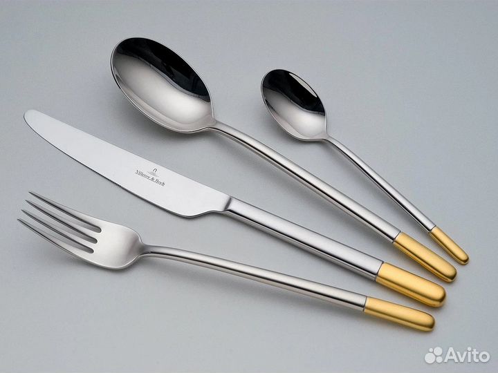 Villeroy & Boch столовые приборы Ella Gold: 24 пр