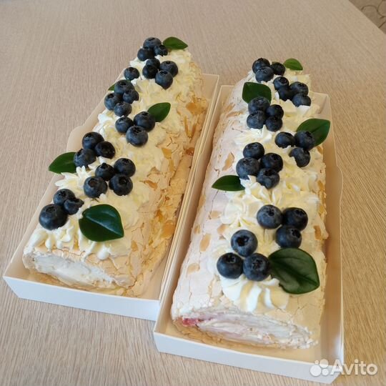 Меренговый рулет