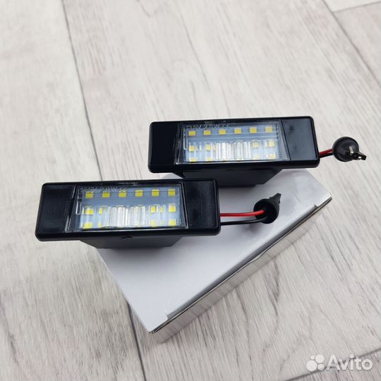 Подсветка номера на Nissan Qashqai Note X-Trail