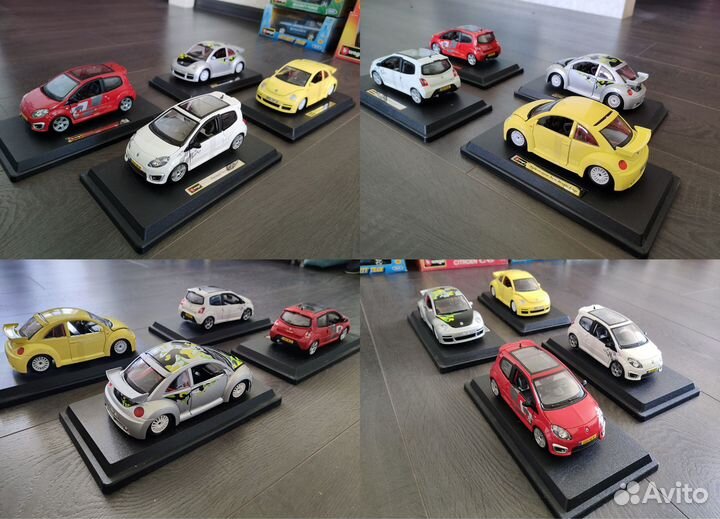 Модели автомобилей Bburago, Motormax, New Ray
