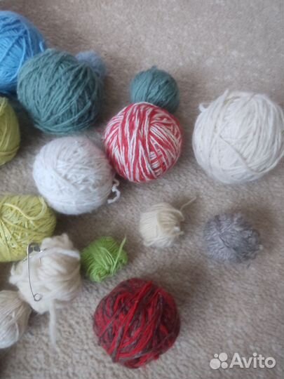 Пряжа для вязания бу пакетом
