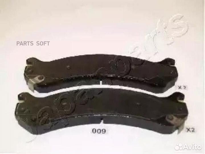 Japanparts PA009AF Колодки торм.диск