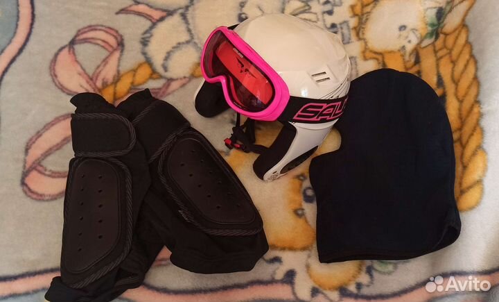 Шлем сноуборд/лыжи, маска, защита шортики