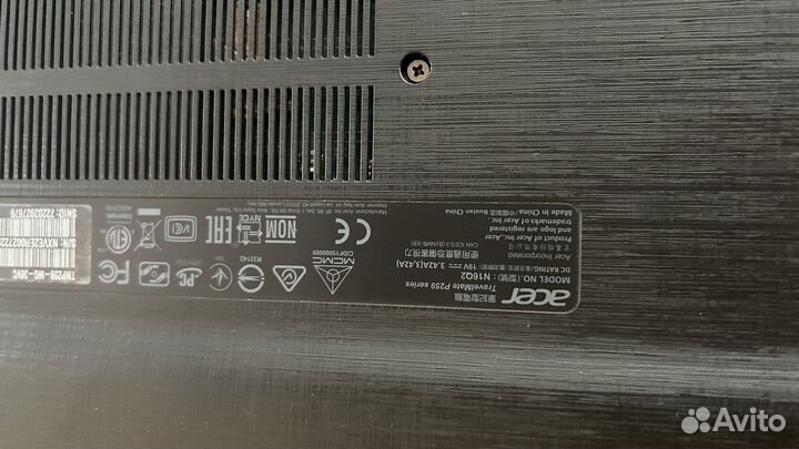 Ноутбук acer p259