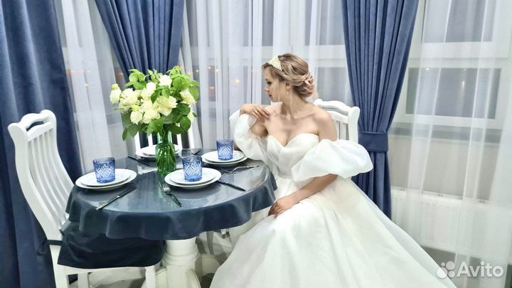 Студия для свадебной фотосессии,утро невесты