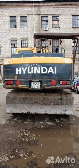 Колёсный экскаватор Hyundai R170W-9S, 2012