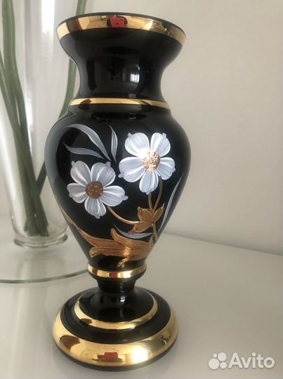 Ваза для цветов из богемского стекла Bohemia