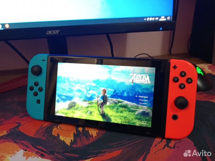 Nintendo switch + картридж zelda