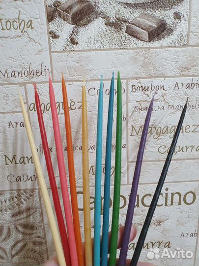 Восковые свечи 100 пчелиный воск