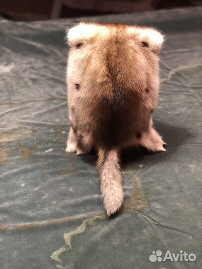 Детская норковая шапочка