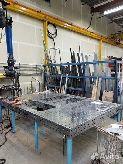 Сварочный 3D стол 2500х1200х150 толщиной 8мм