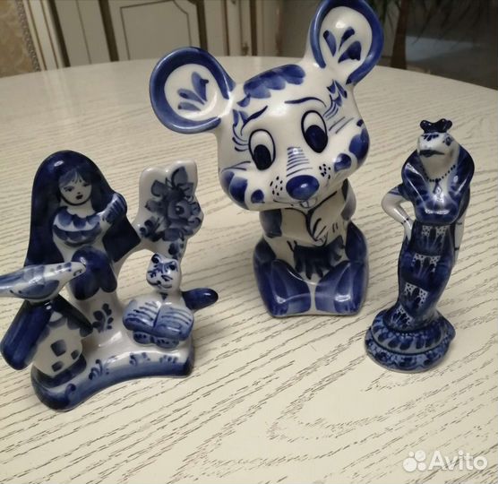 Статуэтки Гжельского фарфорового завода