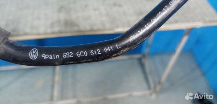 Трубка вакуумная Skoda Rapid