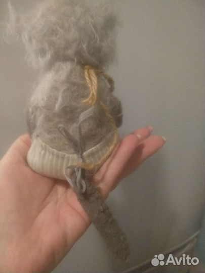 Котик Тедди коллекционный ручной работы