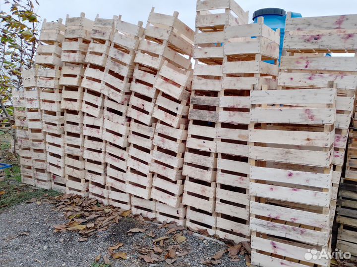 Ящик деревянный высокий для фруктов и овощей