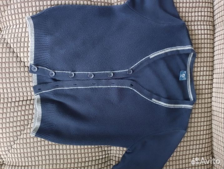 Школьный костюм для мальчика 134 синий