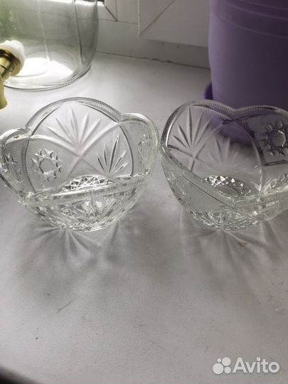 Ваза хрустальная