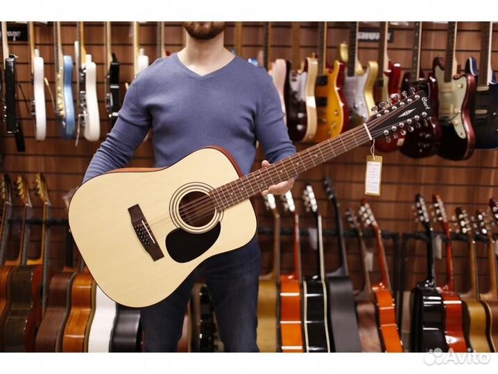 Cort AD810-12-wbag-OP - Акустическая гитара 12-стр