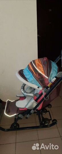 Детские санки коляска ника nika