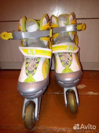 Роликовые коньки детские раздвижные