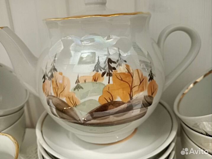 Чайный сервиз. Прокопьевск. СССР