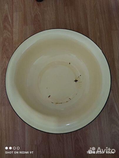 Таз эмалированный, бидон СССР