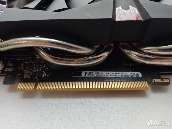 Видеокарта asus GTX 960, 4 Гб