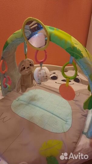 Развивающий коврик fisher price+ кокон с подушкой