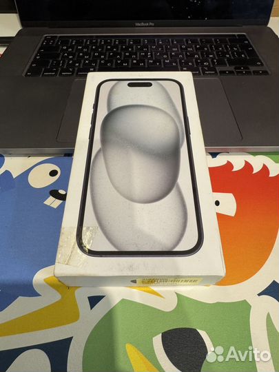 iPhone 15 128Gb black новый sim/esim MTP03HN/A