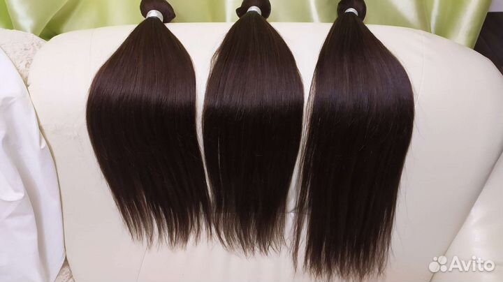 Волосы натуральные 50 см и 53 см новые