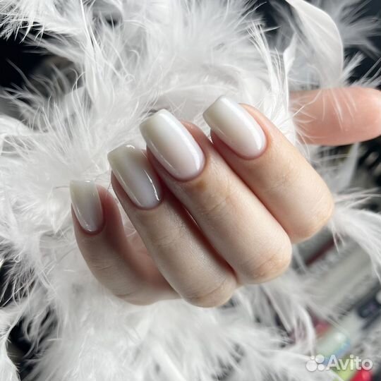 Маникюр гель лак педикюр наращивание