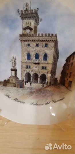 Настенная тарелка Италии