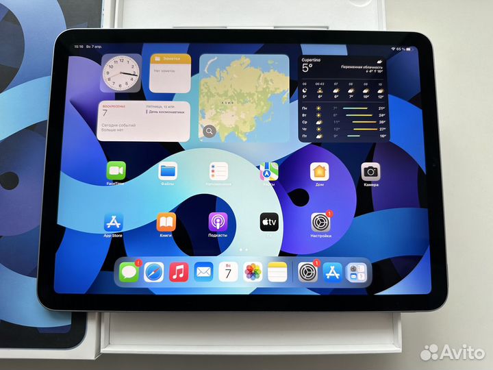 10.9 iPad Air 4 64Gb Wi-Fi Blue 2020 Ростест
