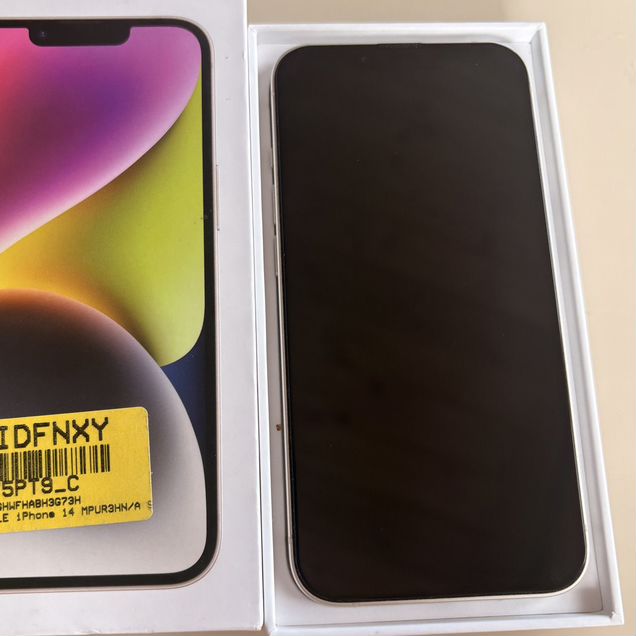 iPhone 14, 128 ГБ, SIM + eSIM