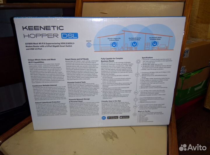 Новый Wi-Fi6 роутер Keenetic Hopper DSL KN-3610
