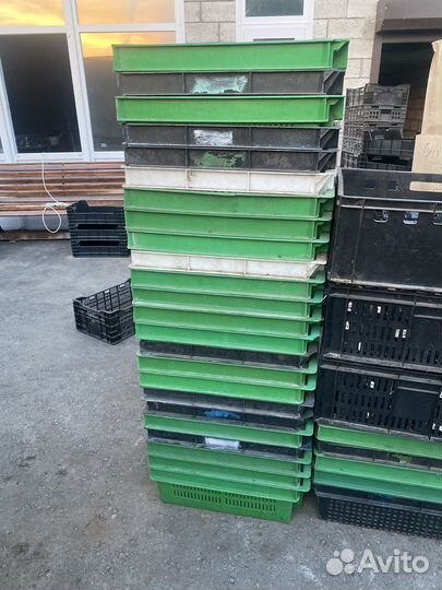 Пластиковые ящики бу