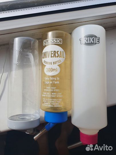 Поилка для мелких грызунов, кроликов