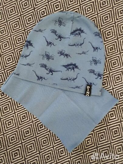 Шапка со снудом на мальчика